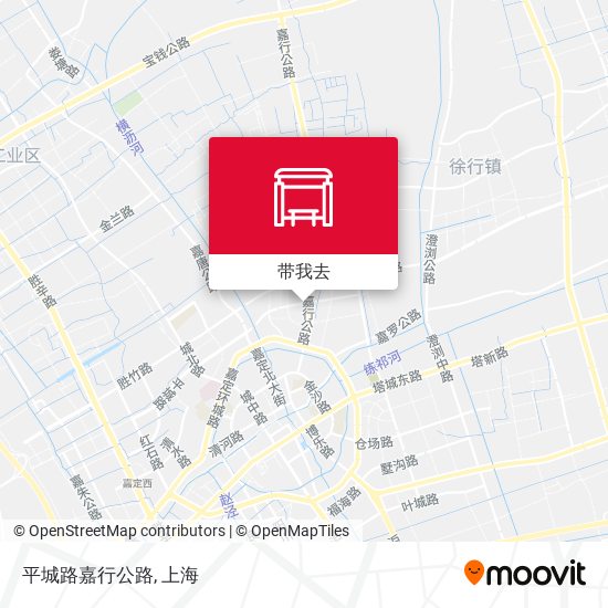 平城路嘉行公路地图