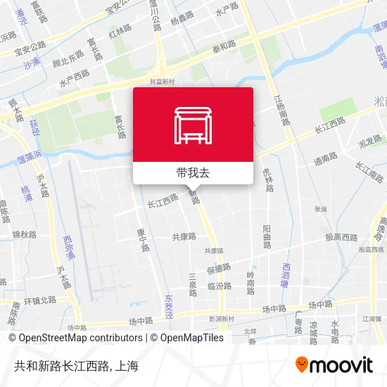 共和新路长江西路地图