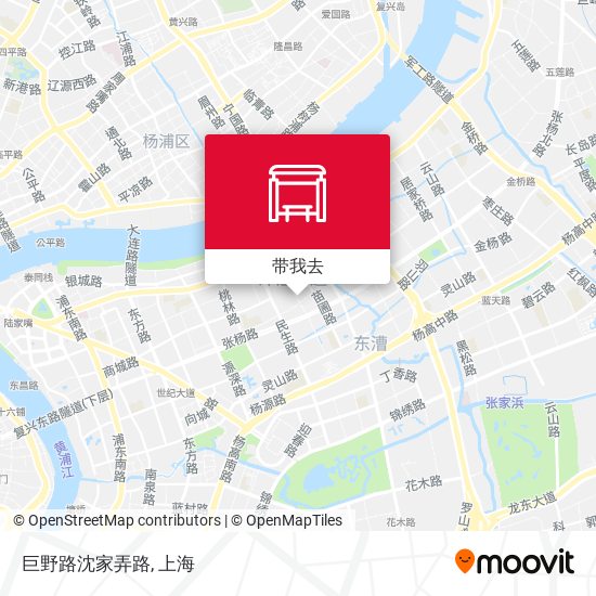 巨野路沈家弄路地图