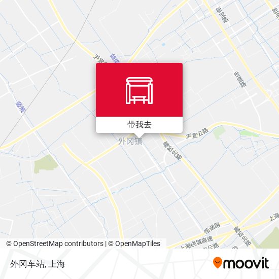 外冈车站地图