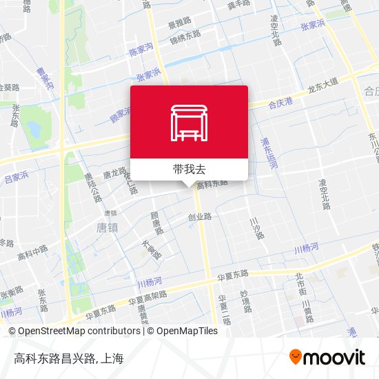 高科东路昌兴路地图
