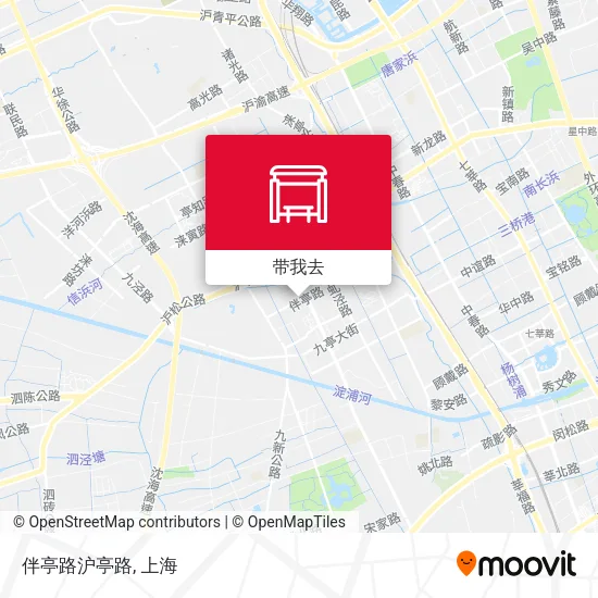 伴亭路沪亭路地图