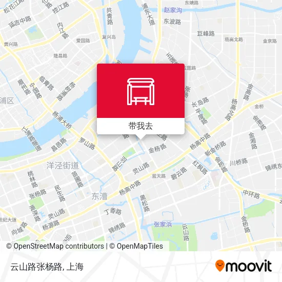 云山路张杨路地图