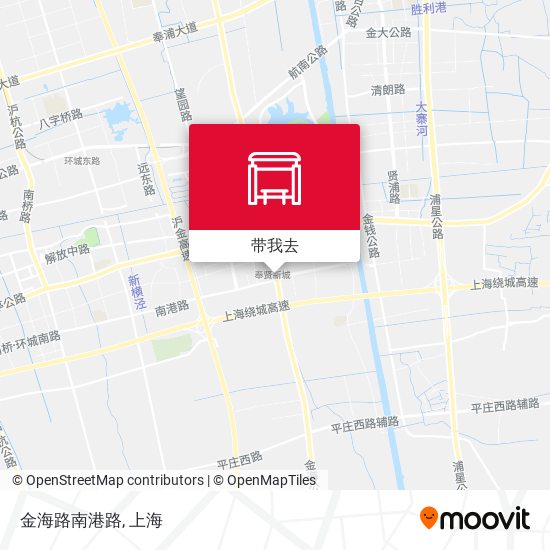 金海路南港路地图