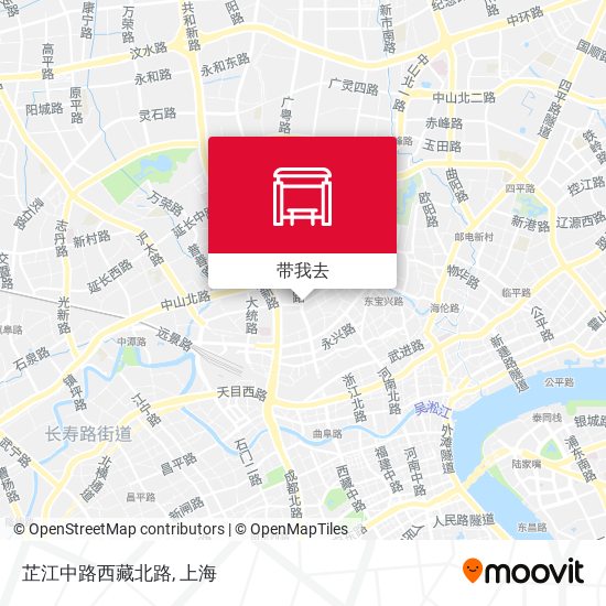 芷江中路西藏北路地图