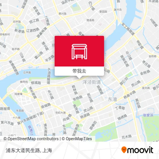 浦东大道民生路地图