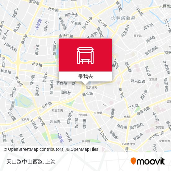 天山路中山西路地图