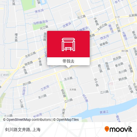 剑川路文井路地图
