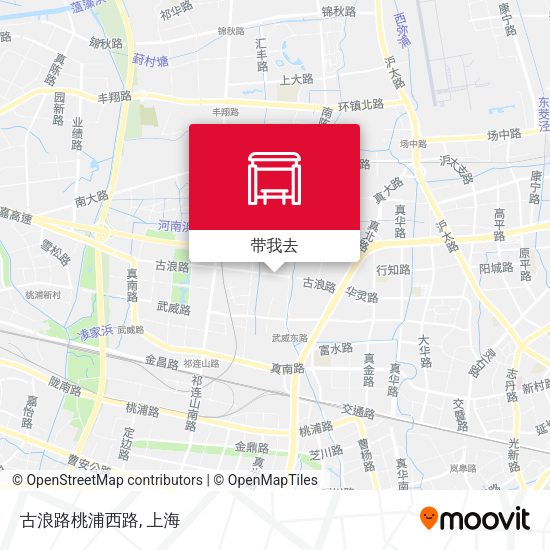 古浪路桃浦西路地图