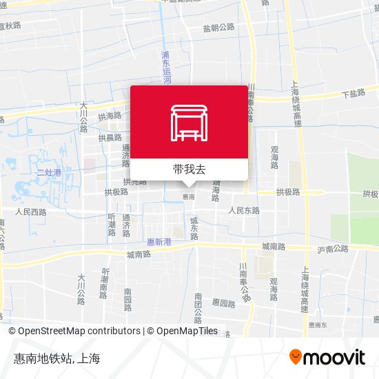 惠南地铁站地图