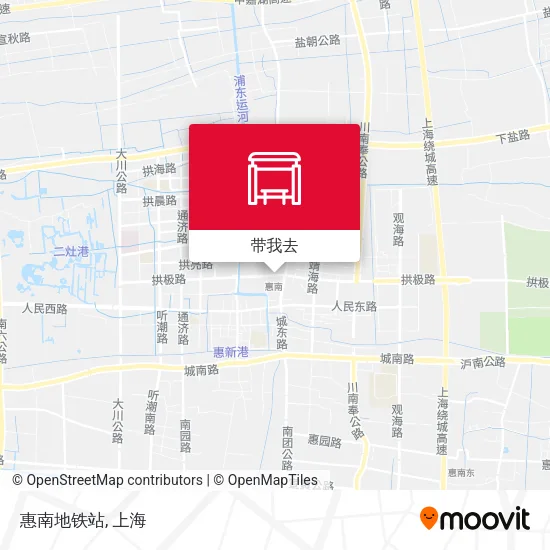 惠南地铁站地图