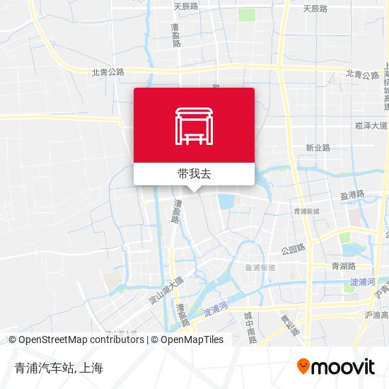 青浦汽车站地图