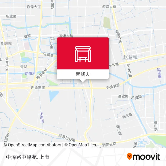 中泽路中泽苑地图