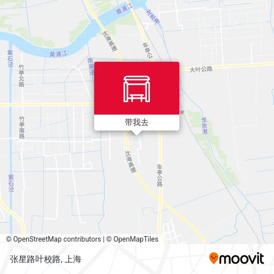 张星路叶校路地图