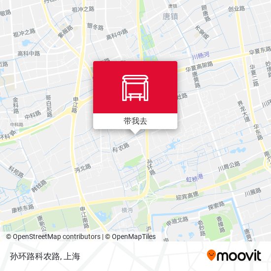 孙环路科农路地图