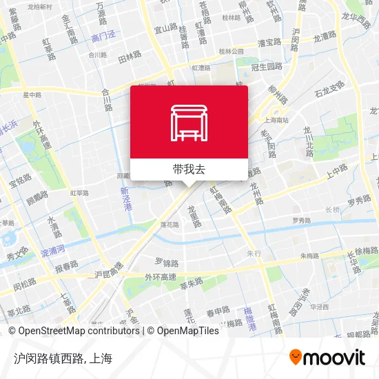 沪闵路镇西路地图