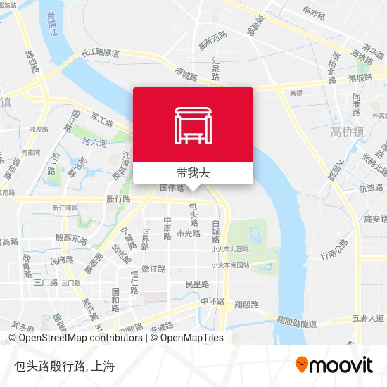 包头路殷行路地图