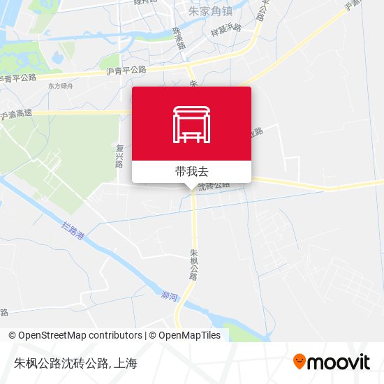 朱枫公路沈砖公路地图
