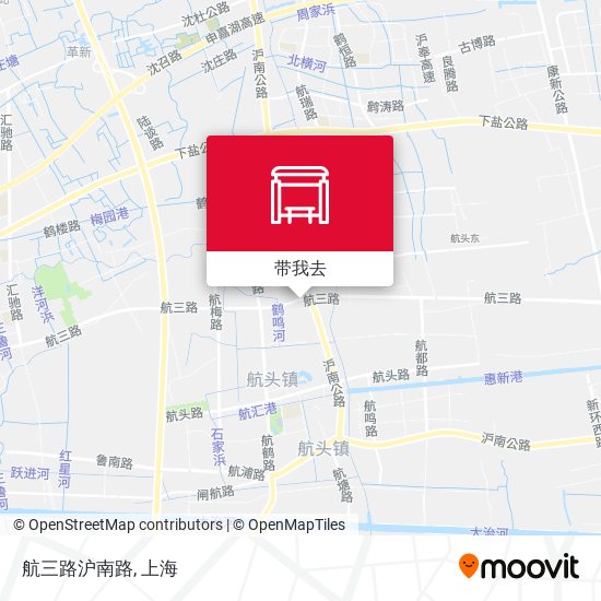 航三路沪南路地图