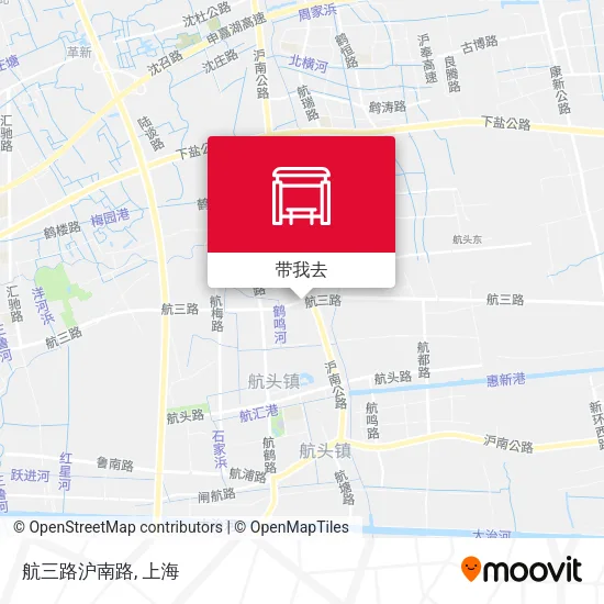 航三路沪南路地图