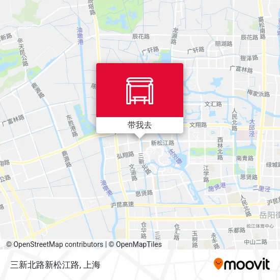 三新北路新松江路地图