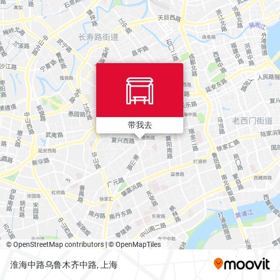 淮海中路乌鲁木齐中路地图