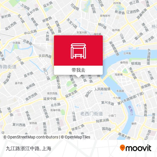 九江路浙江中路地图