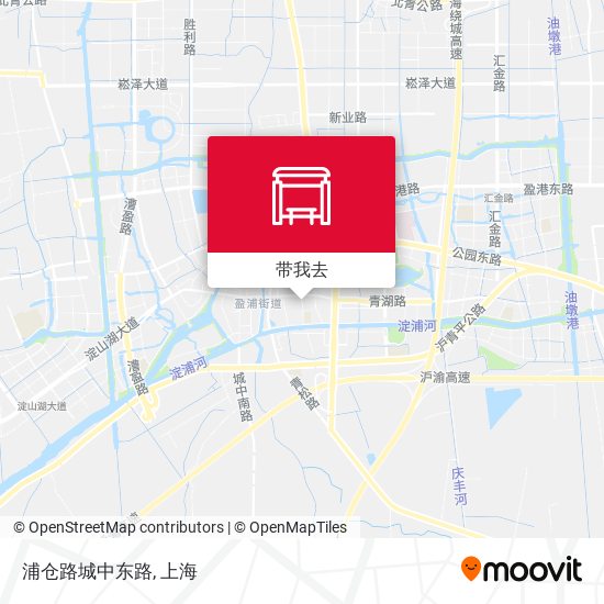 浦仓路城中东路地图