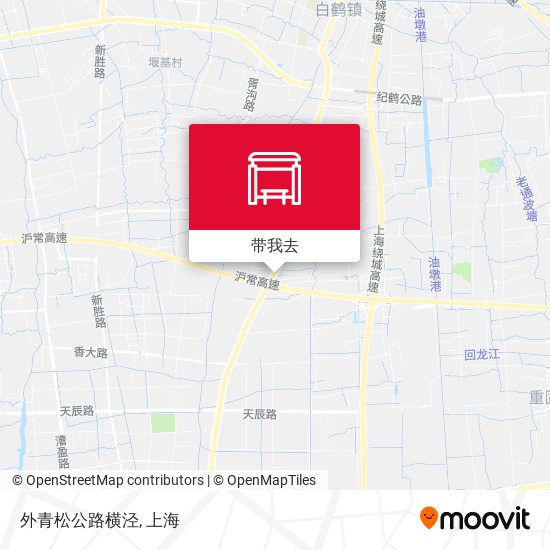 外青松公路横泾地图