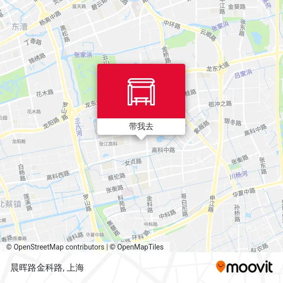 晨晖路金科路地图