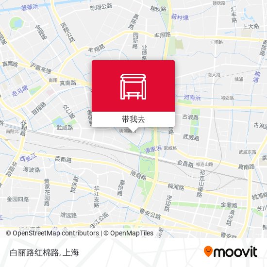 白丽路红棉路地图