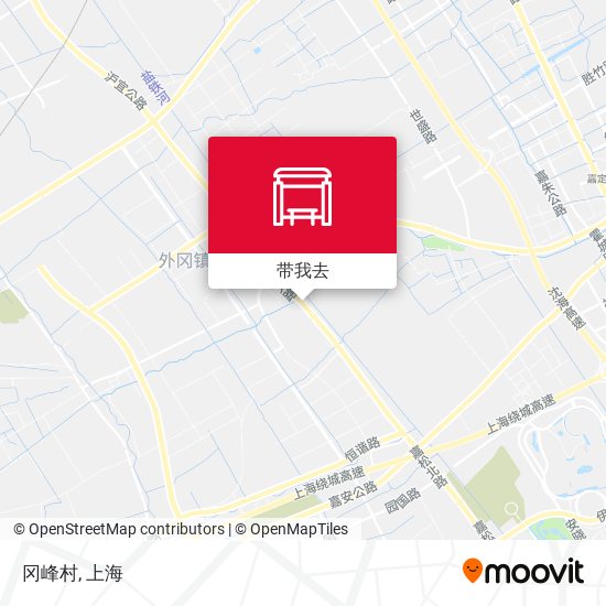 冈峰村地图
