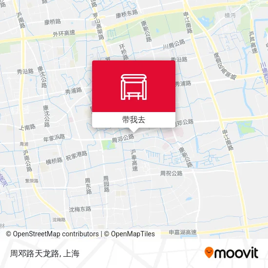 周邓路天龙路地图
