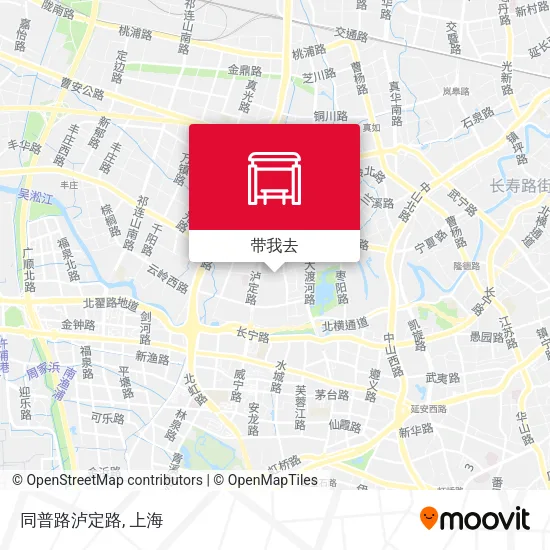同普路泸定路地图