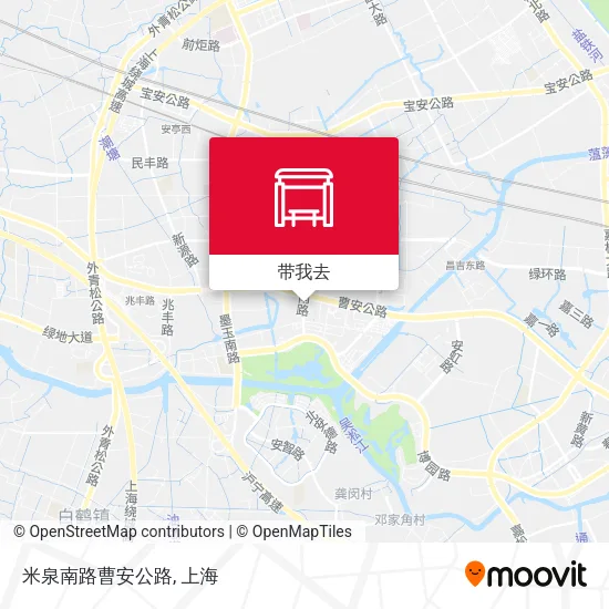 米泉南路曹安公路地图