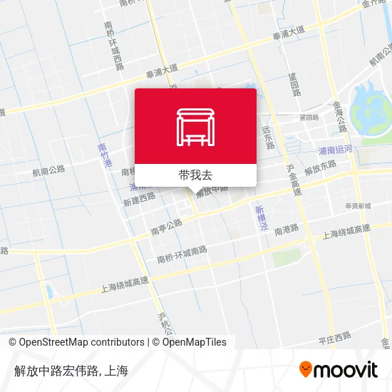 解放中路宏伟路地图