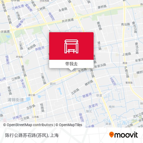 陈行公路苏召路(苏民)地图