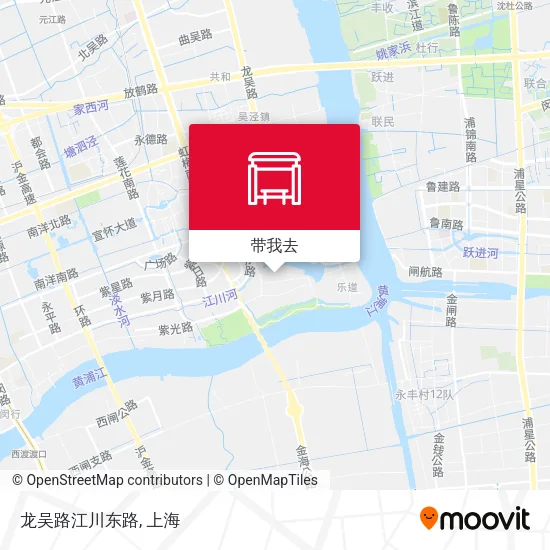 龙吴路江川东路地图