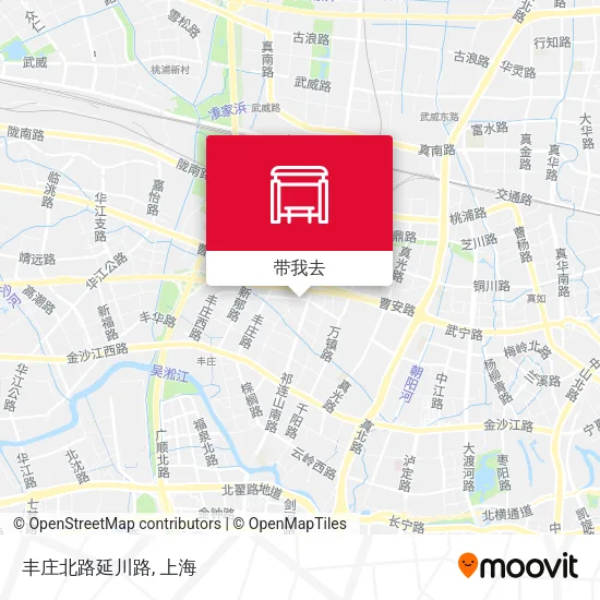 丰庄北路延川路地图