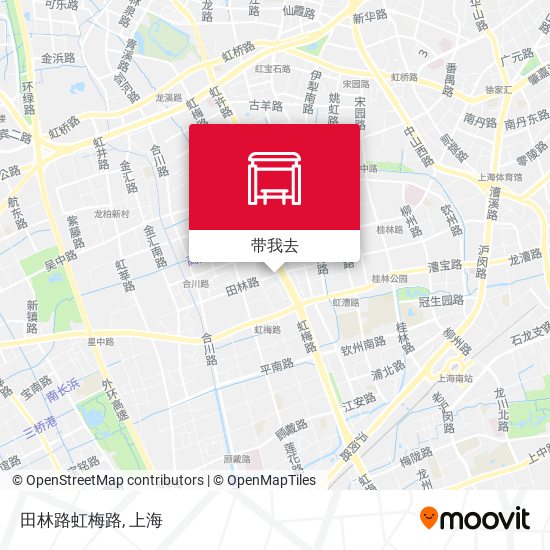 田林路虹梅路地图
