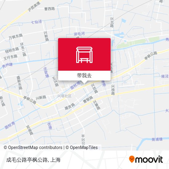 成毛公路亭枫公路地图