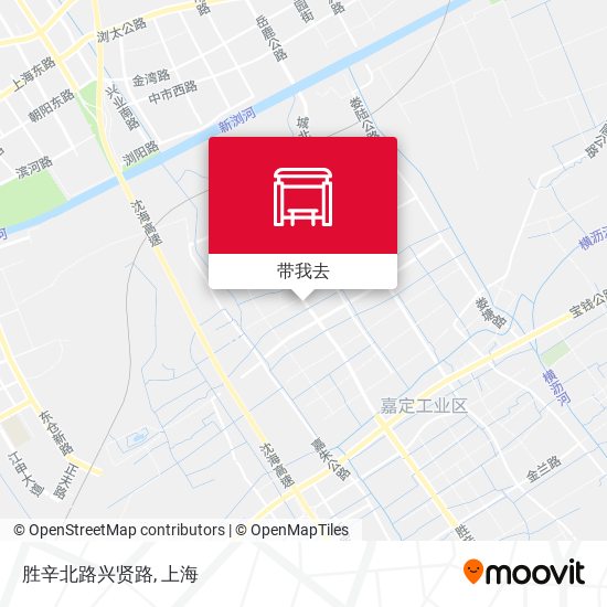 胜辛北路兴贤路地图