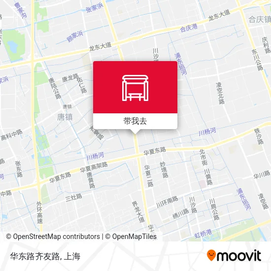 华东路齐友路地图