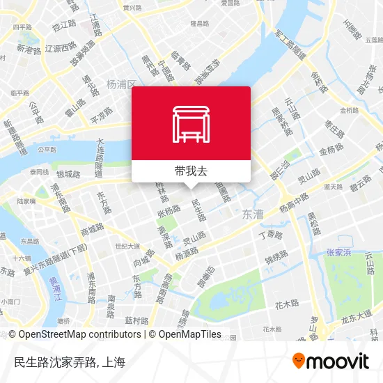 民生路沈家弄路地图