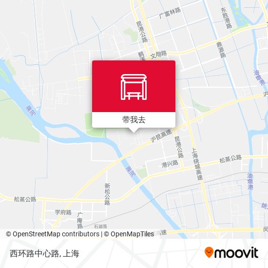 西环路中心路地图