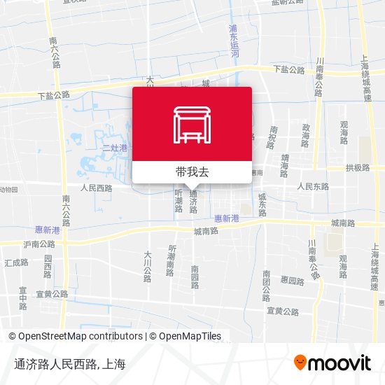 通济路人民西路地图