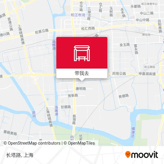 长塔路地图