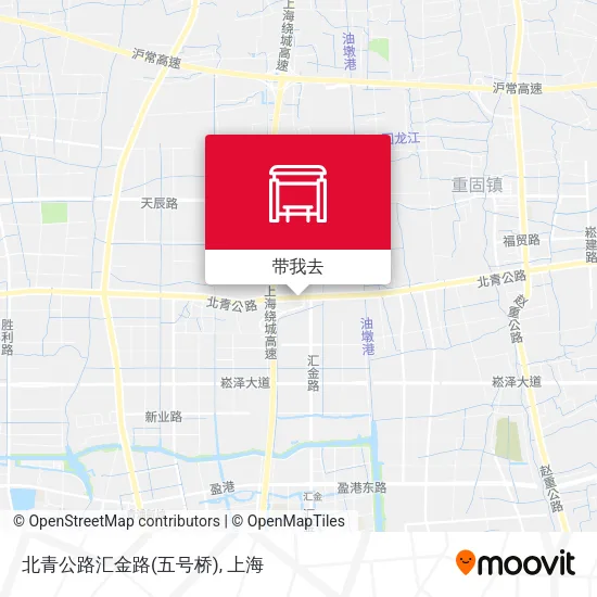 北青公路汇金路(五号桥)地图