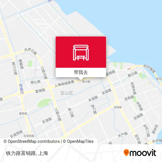 铁力路富锦路地图