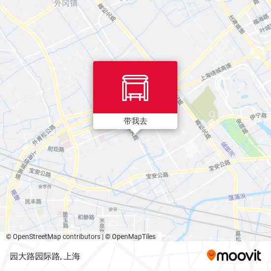 园大路园际路地图
